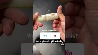 Soft plastic glide bait?