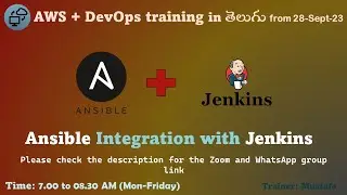 Ansible integration with Jenkins | Cloud Computing In Telugu | AWS | Azure | GCP