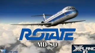 Rotate McDonnell Douglas MD-80 for X-plane 10