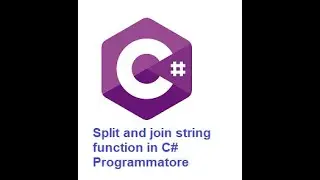 Split and join fuction in c#