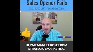 Sales Openers that Fail