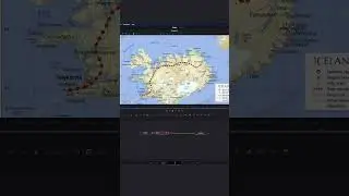 Travel Map Line Animation in Davinci Resolve #davinciresolve #map #animation