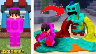Using POPPY PLAYTIME to Fool My Friends in Minecraft