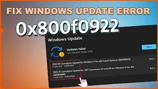 [Fixed]✔️ 0x800f0922 Windows Update Error on Windows 10