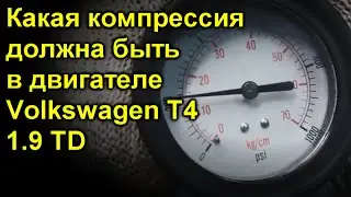 Какая компрессия должна быть в двигателе Volkswagen T4 1 9 TD