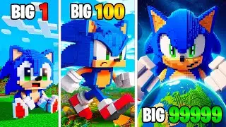 Upgrading MINECRAFT SONIC into the BIGGEST EVER in GTA 5
