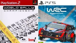 WRC Games PlayStation Evolution (2002-2022)