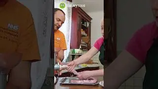Домашние колбаски!Муж натягивал) 