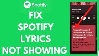 How To Fix Spotify Lyrics Not Showing Working (2021) | Spotify Lyrics Error