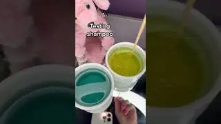 Testing PH level of Shampoo