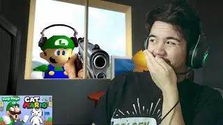 Luigi Plays: CAT MARIOOO - PART 2 Reaction | LUIGI RAGES!