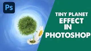 How to get tiny planet effect | Photoshop tutorials