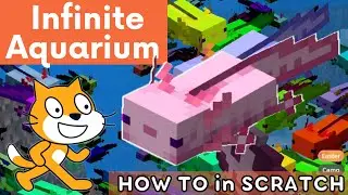 Axolotl Scratch Game | How to Spawn / Clone Anything in Scratch | Scratch Programming Tutorial