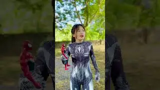Spiderman model helps SpidermaN 3D have super power to destroy VENOM #shorts #spiderman #alphahero
