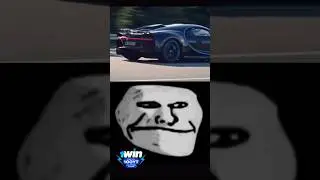 Buggati car commercial troll face meme🗿 | 
