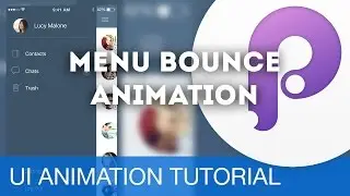 Menu Bounce Animation • UI/UX Animations with Principle & Sketch (Tutorial)