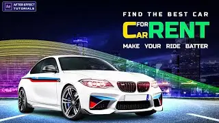 Car Advertisement motion poster | Poster animation after effect | after effect tutorials