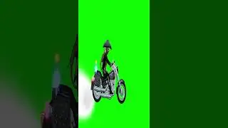 green screen Motorcycle street riding #shorts