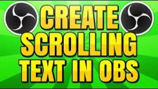 How to add scrooling text in obs studio || How to create scrolling text in obs studio