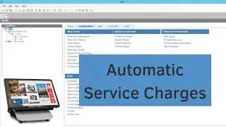 How to configure Auto Service Charges in Micros Simphony