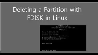 How to create and delete a partition on centos 6.7/7