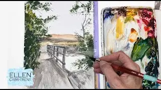 Watercolor Techniques for a Dynamic Landscape for beginners