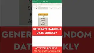 Generate Random Data in Excel Quickly