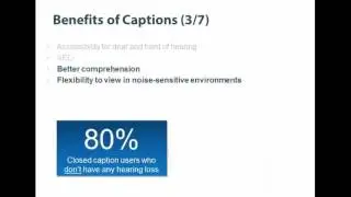 Benefits of Adding Captions to Online Video