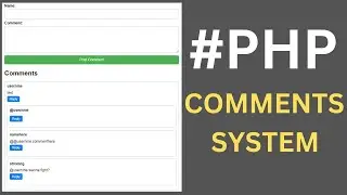 PHP Project Tutorial - PHP Comment and Reply System Project With MySQL Database [With Source Code]