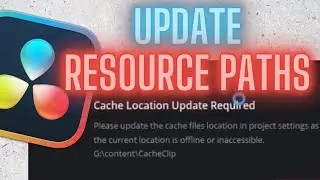 RESOURCE PATHS | Davinci Resolve | TUTORIAL