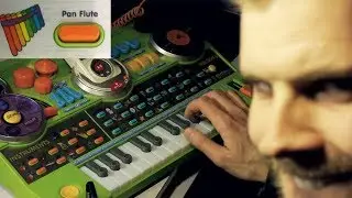 Recording a Song with My Kid's Music Toy