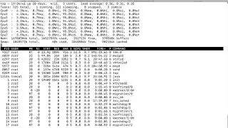 linux top command