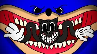 CARTOON CAT vs SHIN SONIC (Cringe FlipaClip Animation)