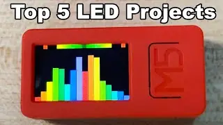 Top 5 C++ LED Audio Projects Projects - Dave's Garage - ESP32 & Arduino