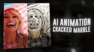 Clone AI : New viral animation | covert video into craked marble!!