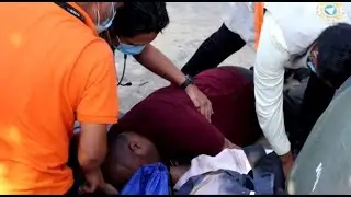 Muerte de hondureño en caravana migrante desata protestas en el sur de México