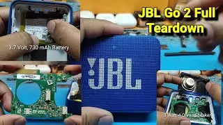 JBL Go 2 Full Teardown / Disassembly