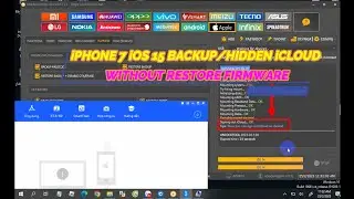 iPHONE 7 iOS 15 BACKUP/HIDDEN iCLOUD WITHOUT RESTORE FIRMWARE DONE WITH UNLOCKTOOL(ONLY WINDOWS)