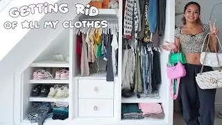 CLOSET MAKEOVER / CLEANOUT  (selling all my clothes for cheap)