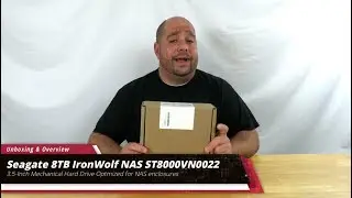 Unboxing and Overview of the Seagate 8TB IronWolf NAS Hard Drive ST8000VN0022