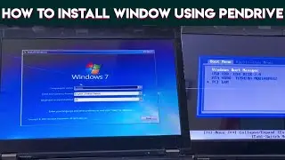 How to install Window using Pendrive | How to Boot Bootable Pendrive & Install Windows in lenovo