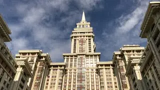 МОСКВА.ТАЙМЛАПС. ТРИУМФ ПАЛАС. MOSCOW TIMELAPSE. TRIUMPH PALACE.