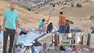 "Clearing the Demolished House and Reza's Release from the Hospital