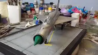 1/32 Revell Mig-21 M/MF Fishbed in Polish Air Force livery.