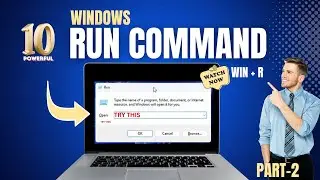 🚀 Essential Windows RUN COMMANDS Every User Should Know (Part 2)