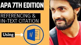 How to add Citations and References Using Microsoft Word || Microsoft Word referencing tool