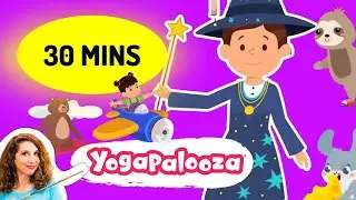 30+ mins | Yoga for Kids Yogapalooza's latest songs 2024 | Compilation