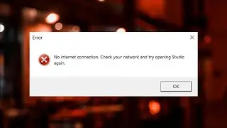 Roblox - No Internet Connection - Check Your Network And Try Opening Studio Again