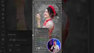 Highlight Subject and Black & White Background Create in Photoshop  #photoediting #photoshoptricks