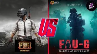 PUBG VS FAUG || FIRST LOOK || COMPARISON BETWEEN PUBG MOBILE AND FAUG ||